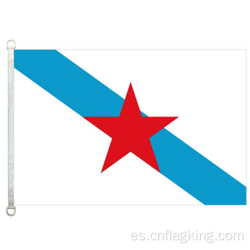 100% poliéster 90 * 150CM Bandeira galega nacionalista banner